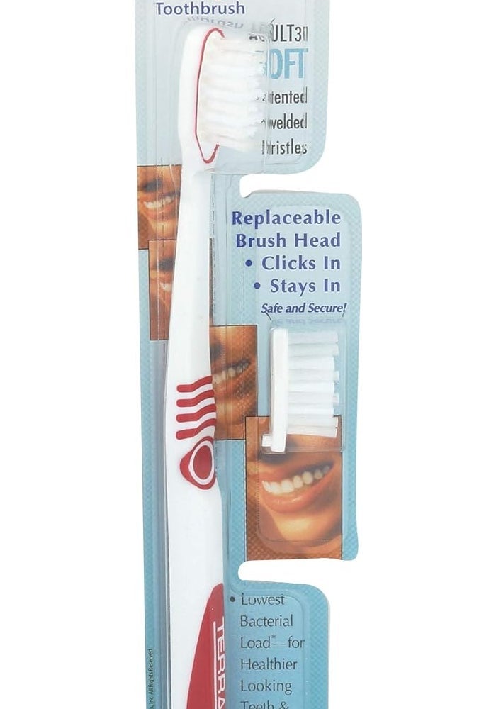 ECO-DENT Terradent 31 Toothbrush Refill with Patented Thermo Welded Bristles - Soft - Image 1